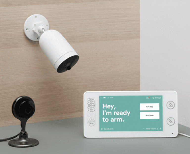 Covesmart camera and panel.