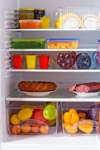 Fridge with Food