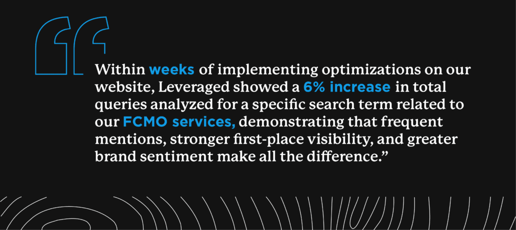 Black background and quote